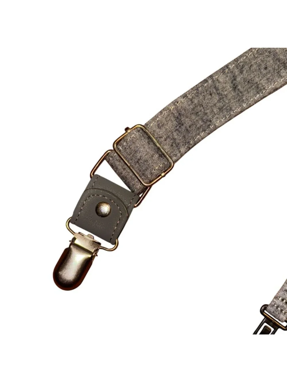 Cat & Jack Bow Tie , Suspenders, & Hankerchief-Gray-One Size Child-GUC
